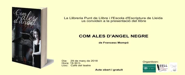 Francesc Mompó presenta "Com ales d'àngel negre"