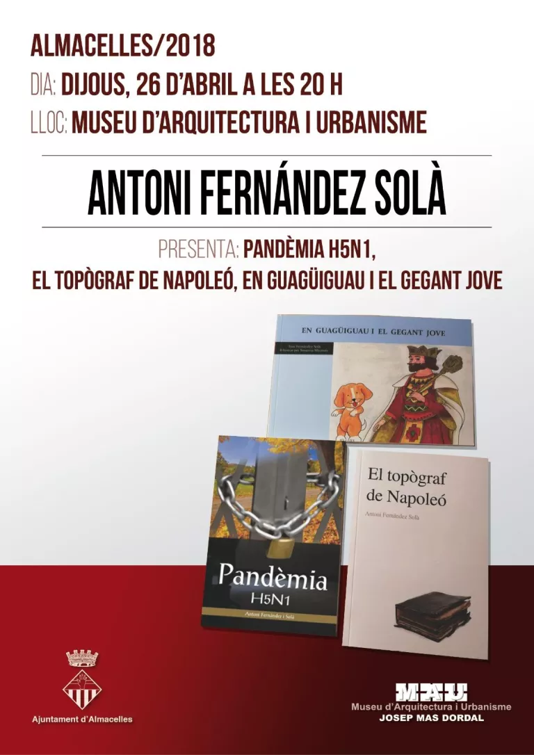 Antoni Fernández Solà presenta els seus llibres al MAU