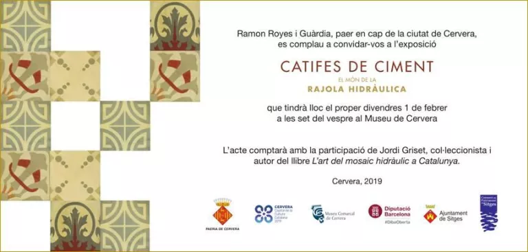 Inauguració de l'exposició: 'Catifes de ciment. El món de la rajola hidràulica'