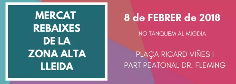 La Zona Alta celebra el Mercat de Rebaixes d'hivern