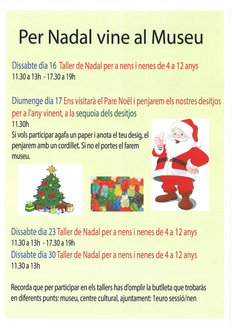 Per Nadal vine al Museu!