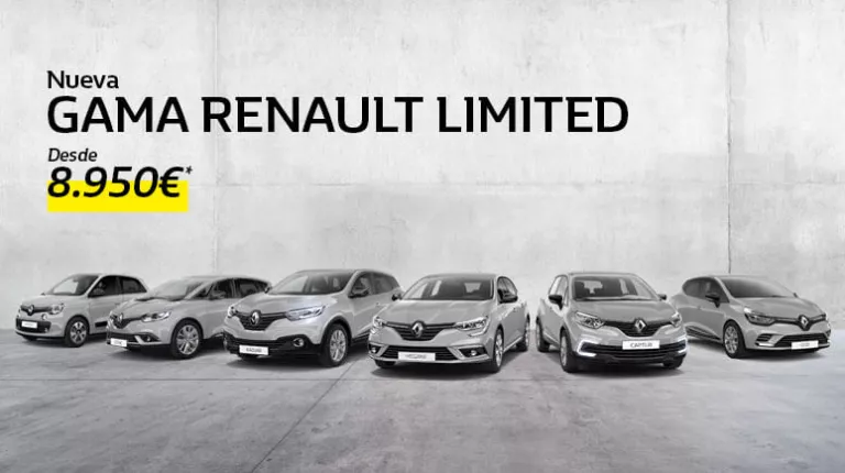 Nova gamma Renault Limited des de 8.950€!