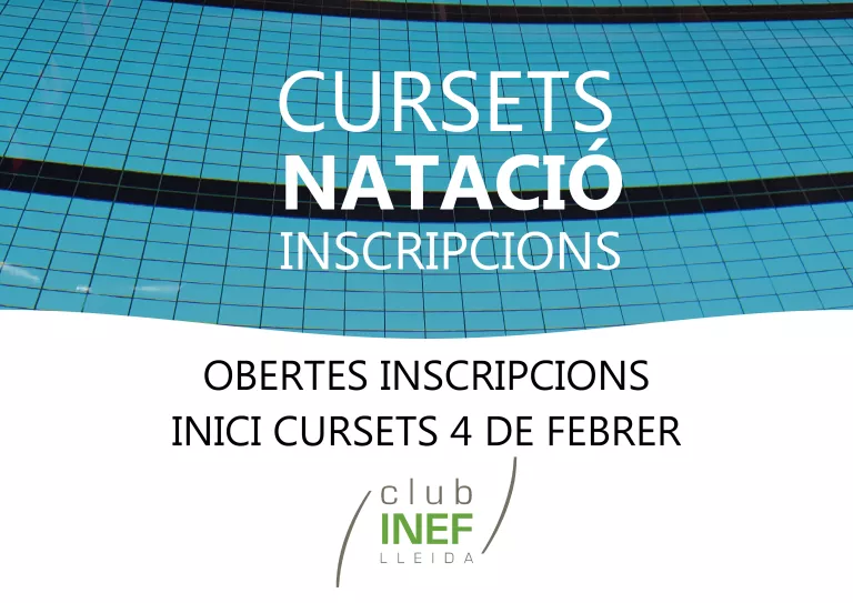 Inscripcions als cursets de natació