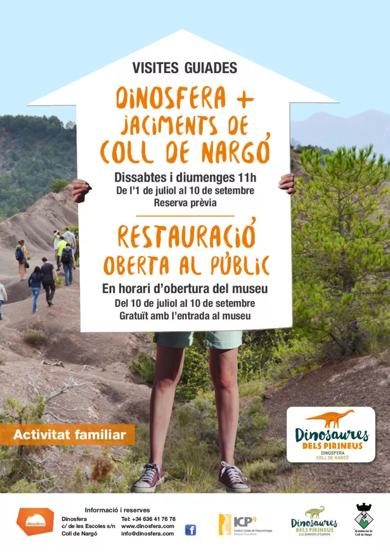 Visites Guiades a Dinosfera i al jaciment de Coll de Nargó