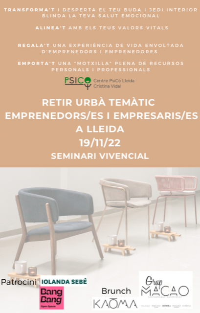 Primer Retir Urbà per a emprenedors/es a Lleida