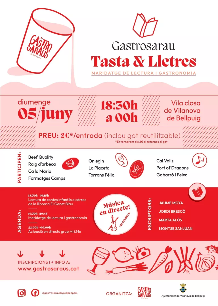 Gastrosarau Tasta & Lletres