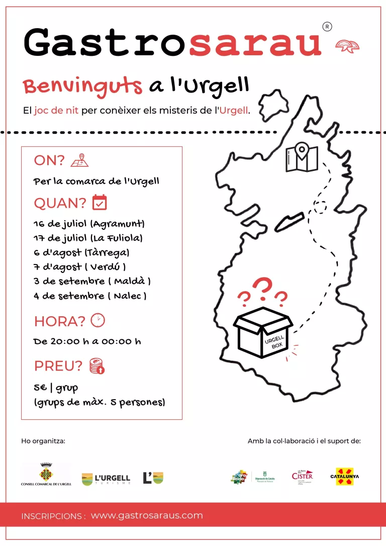 Gastrosarau Benvinguts a l'Urgell