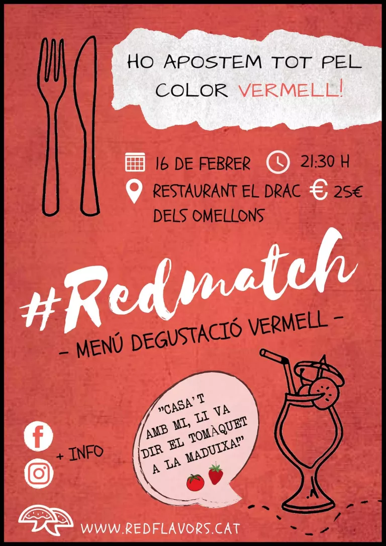 Redmatch, ens ho juguem tot al roig! #Gastrosaraos2019