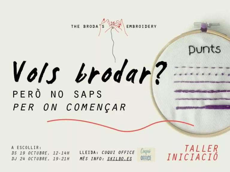 Taller d'Iniciació al Brodat