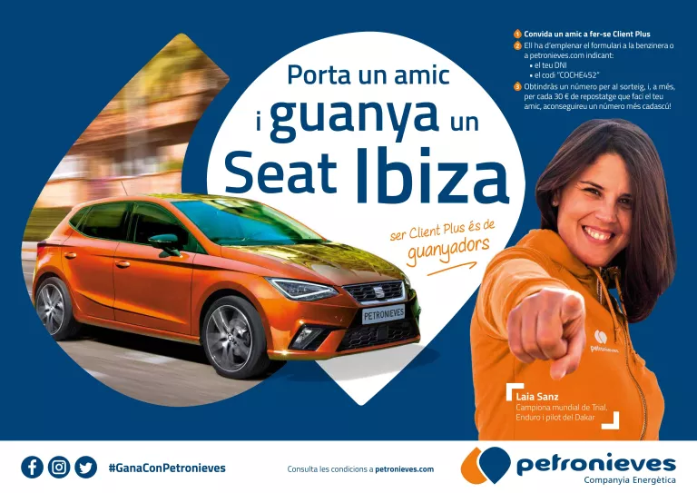 Porta un amic i guanya un Seat Ibiza