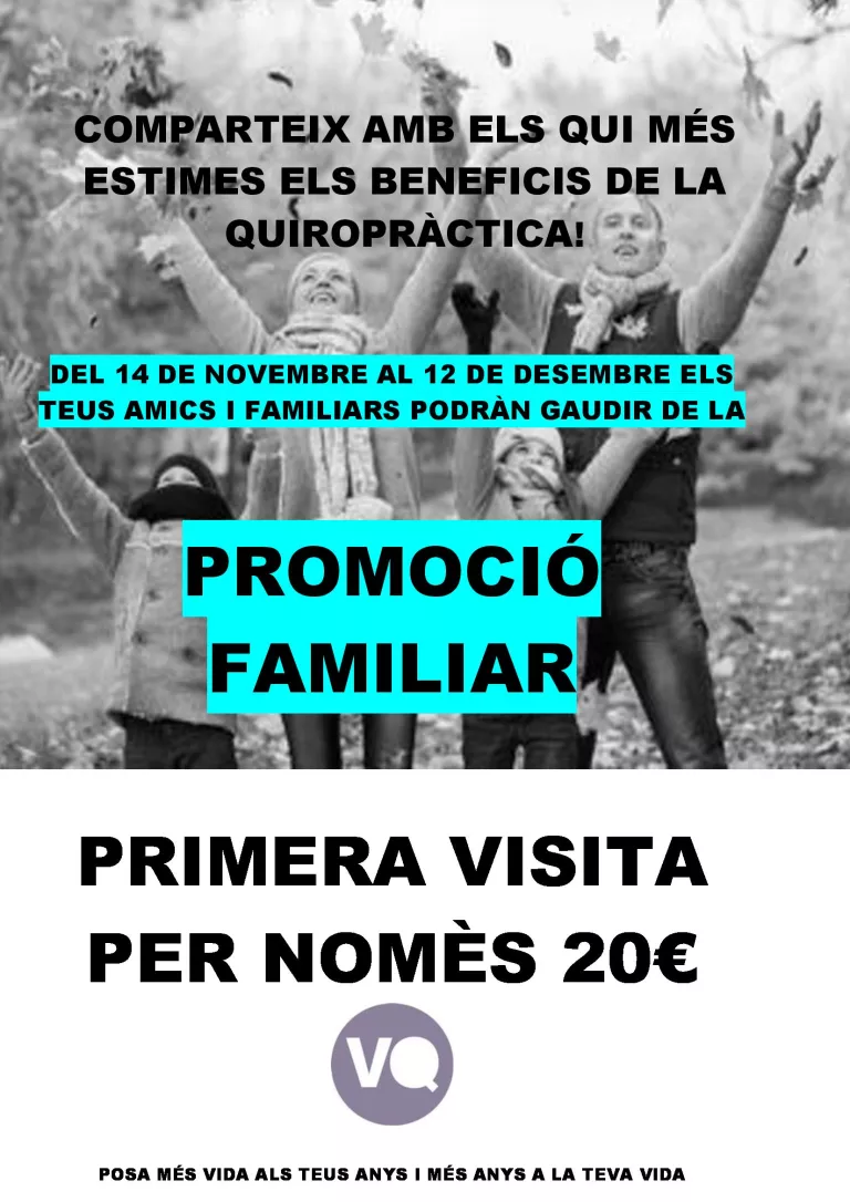 Famílies! Tenim una promoció per a vosaltres