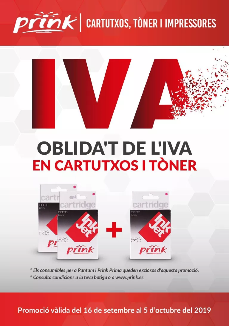 Promoció Oblida't de l'IVA!!