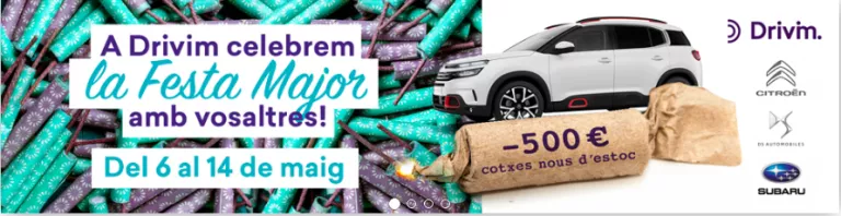 A Drivim celebrem la Festa Major amb vosaltres!