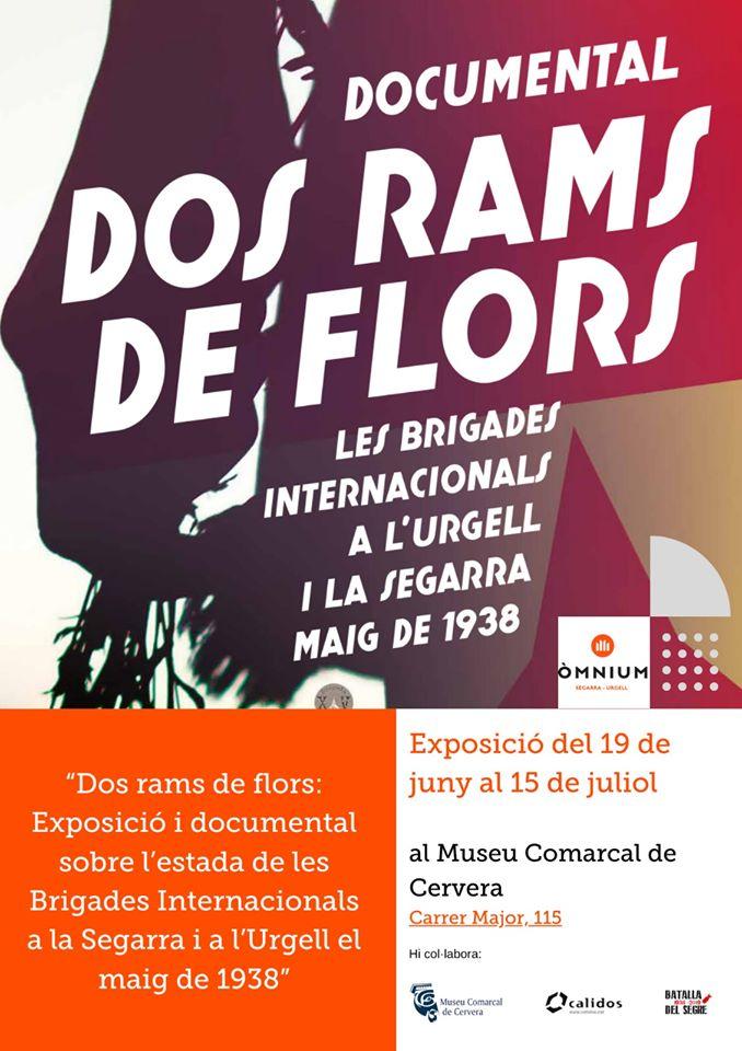El Museu Comarcal de Cervera acull l'exposició "Dos Rams de flors"