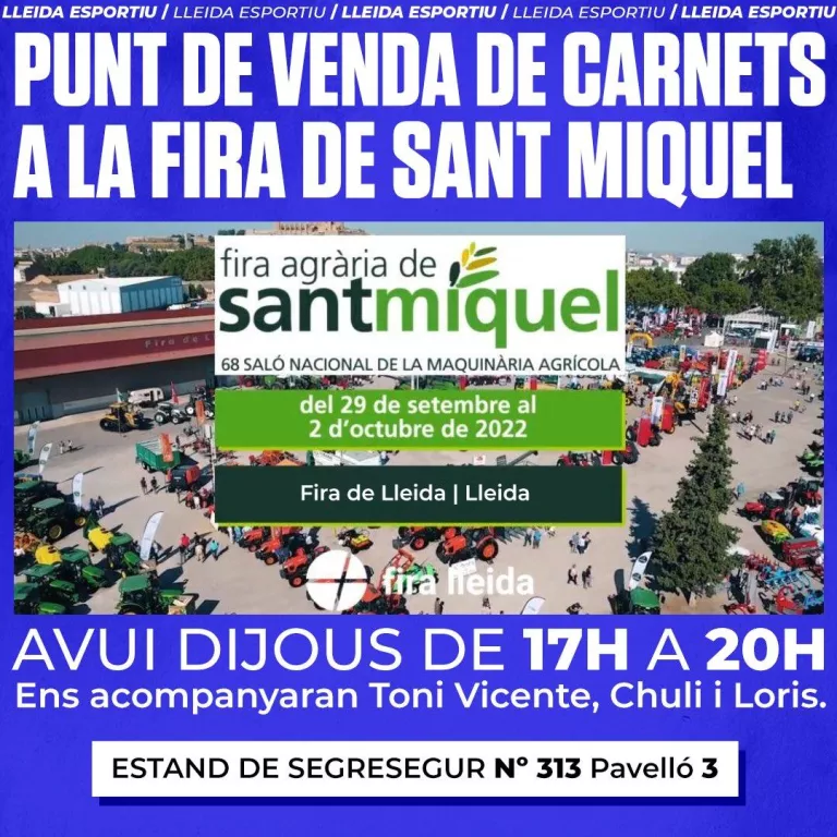 Nova acció de captació d'abonats a la Fira de Sant Miquel