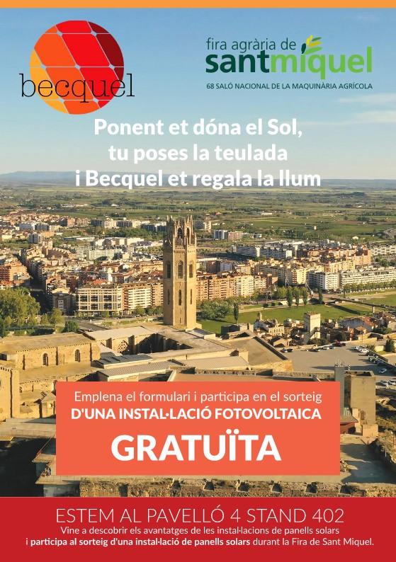 Sortegem una instal·lació fotovoltaica!