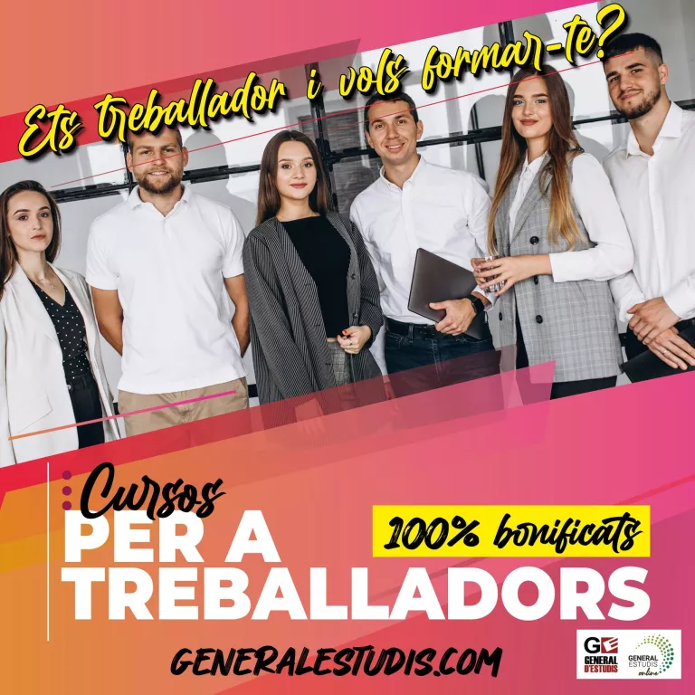 Nous cursos 100% bonificables per a treballadors/es