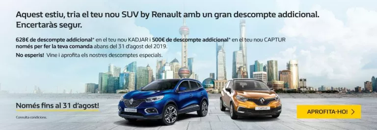 Aquest estiu, tria el teu nou SUV by Renault