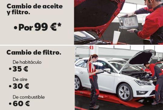 SEAT Canvi oli i filtre