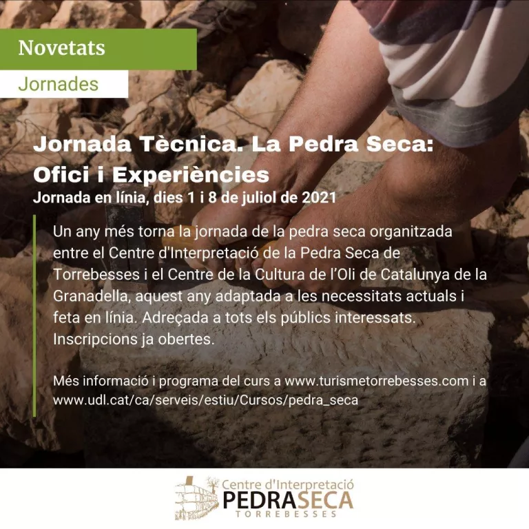 Jornada Tècnica La Pedra Seca: ofici i experiències