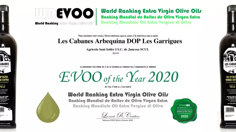 Les Cabanes, el setè oli d’oliva verge extra d’arbequina més premiat del món