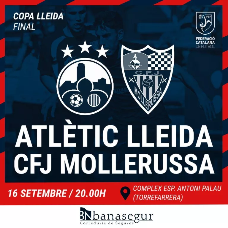 Final Copa Lleida Atlètic Lleida - CFJ Mollerussa