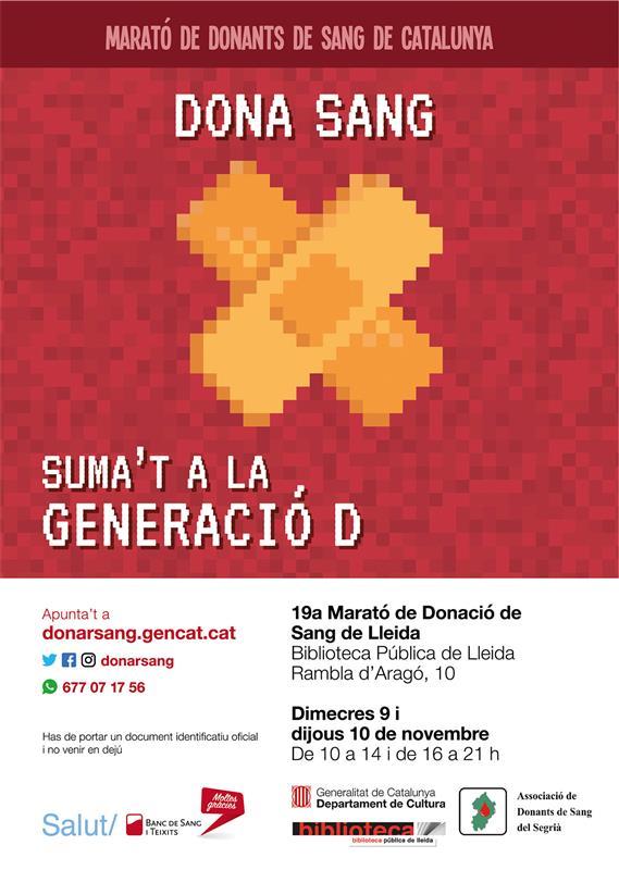 Torna la Marató de Donació de Sang i Plasma!
