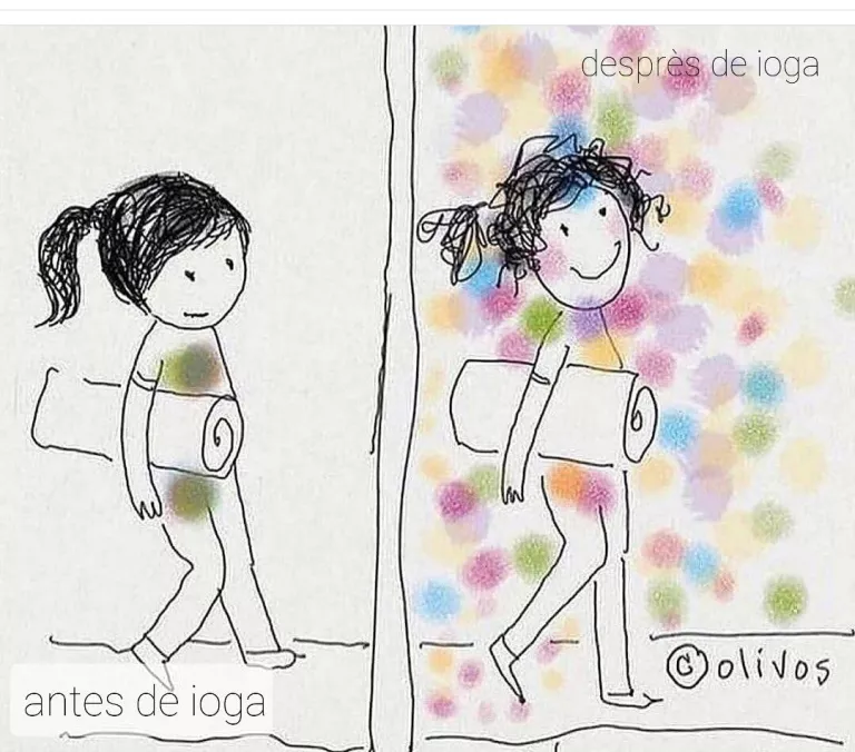 Classe de ioga 'online'