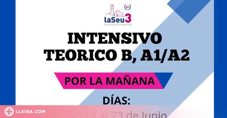 Nou Curs Intensiu de Teòrica Autoescola LA seu 3