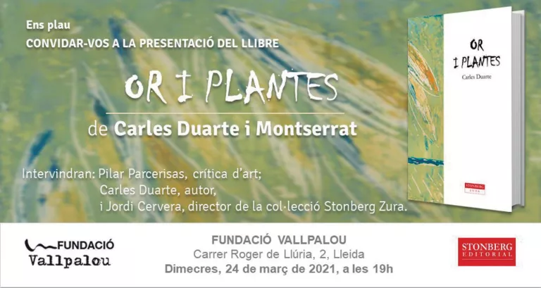 Presentació del llibre 'Or i Plantes' de Carles Duarte