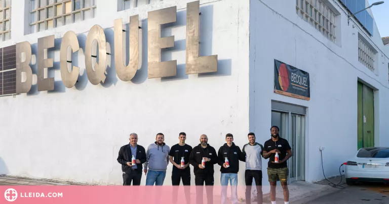 Rebem la visita del Força Lleida a les oficines de Becquel