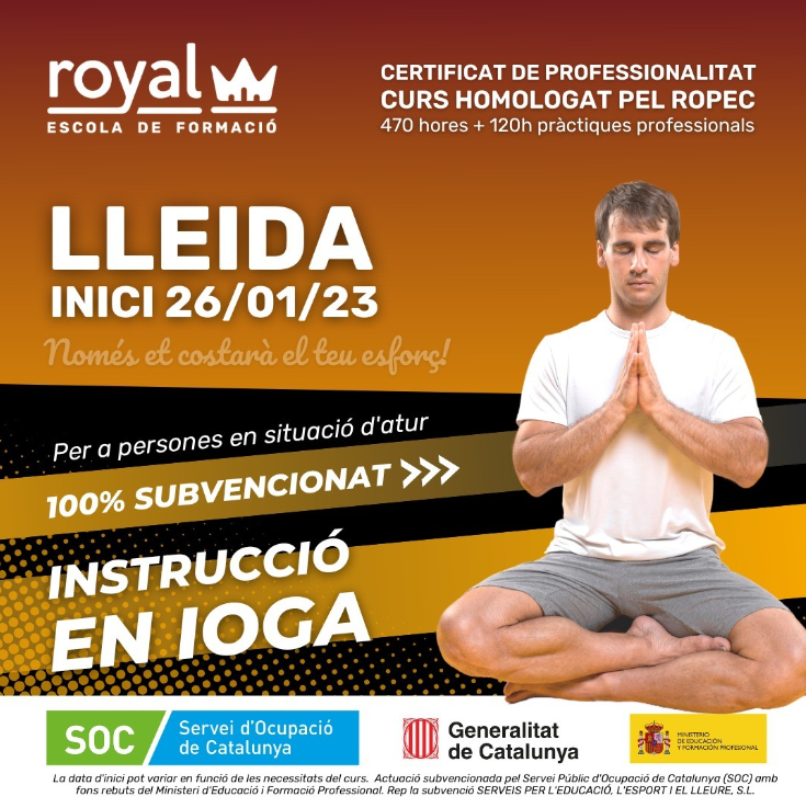 Curs d'Instrucció en Ioga Royal Escola de Formació