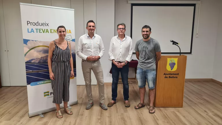 Bellvís és el primer municipi lleidatà que es beneficiarà del nou contracte per autoconsum energètic