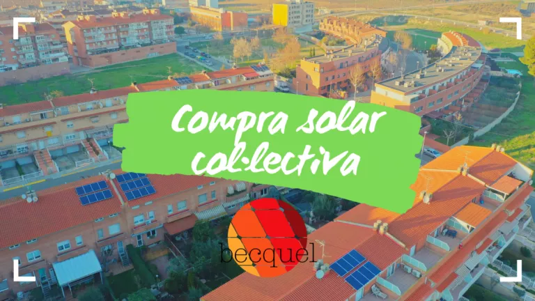 En funcionament la primera compra solar col·lectiva de Lleida, a la Bordeta