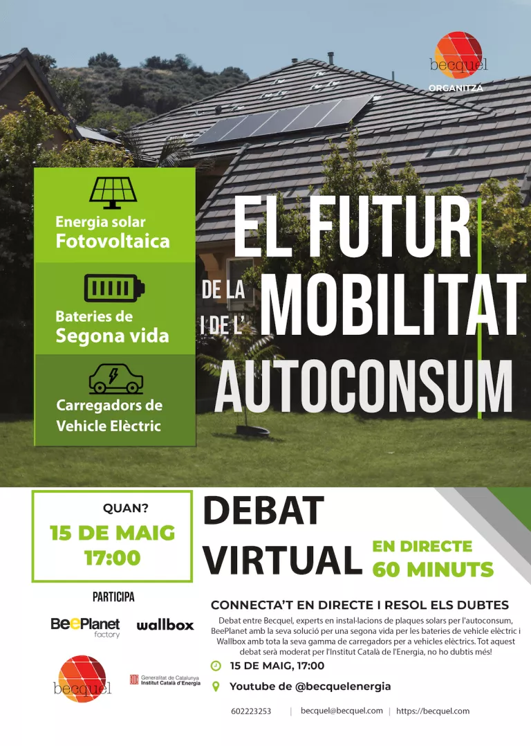 Debat sobre el futur de la mobilitat i de l'autoconsum