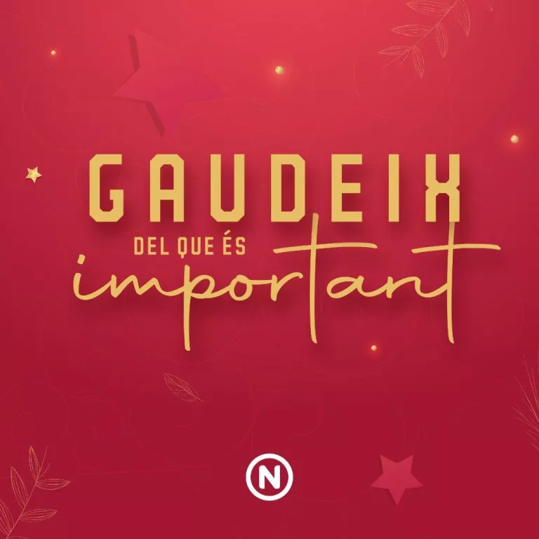 Gaudeix del que és important.  El Natural es veure bé