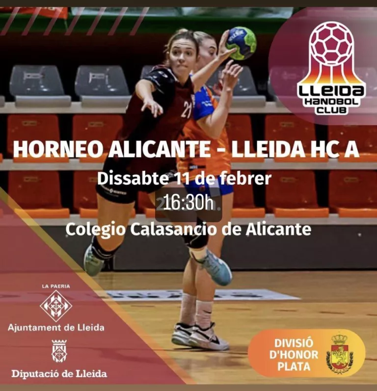19a Jornada de la DHP Femenina del Lleida Handbol Club