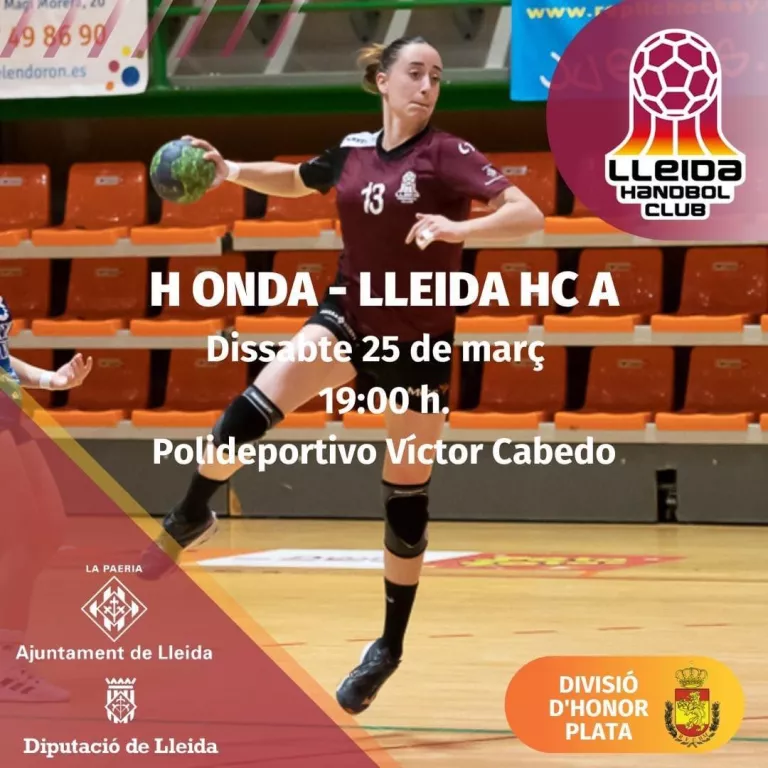 L'equip sènior femení s'enfronta a l'Handbol Onda en la 24a jornada de la lliga de la DHP