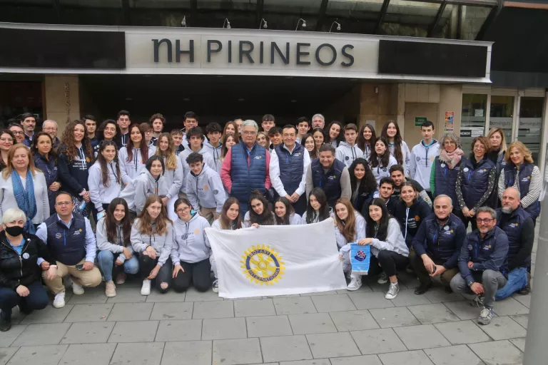 OUTBOUND d'Intercanvi Juvenil Internacional. Lleida ha rebut a 60 participants de clubs Rotaris.