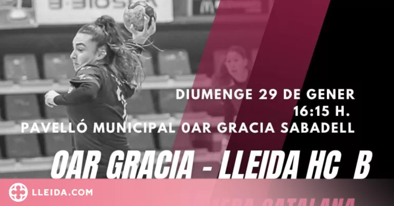 17a Jornada de la DHP Femenina del Lleida Handbol Club
