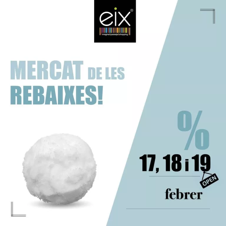 Mercat de les rebaixes a l'Eix Comercial