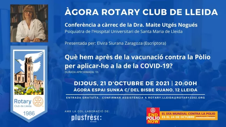 Rotary Club de Lleida celebra el Dia Mundial Contra la Poliomielitis