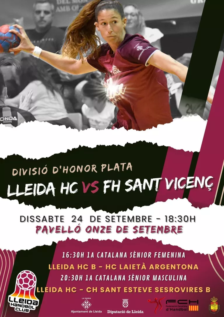 El Lleida Handbol Club debuta la segona jornada de la DHP Femenina