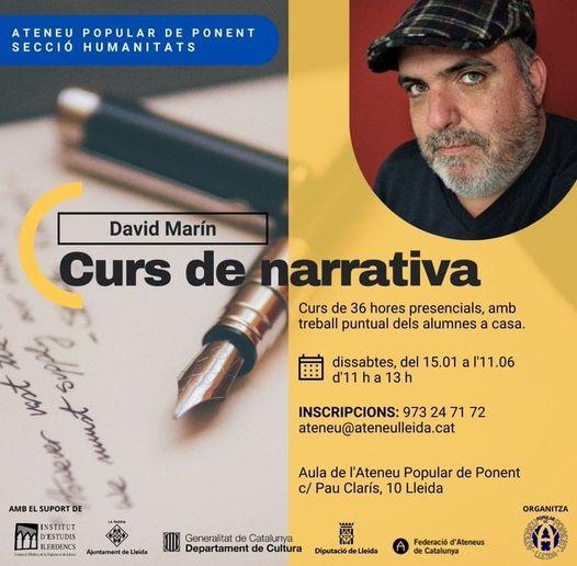 Curs de narrativa a l'Ateneu Popular de Ponent