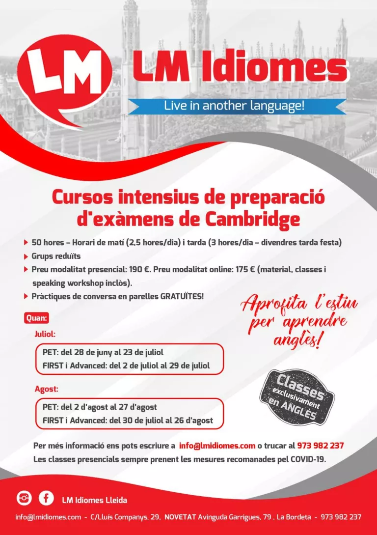 Activitats per aquest estiu amb LM Idiomes