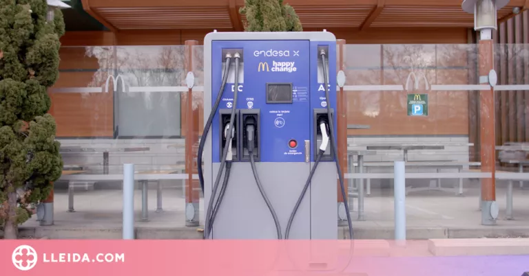 McDonald's i Endesa X inauguren punts de recàrrega per a cotxe elèctric a Lleida