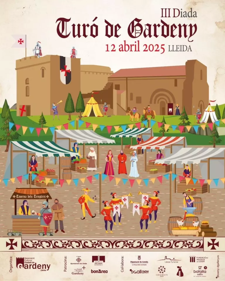 Cartell promocional de la 3a Diada del Turó de Gardeny