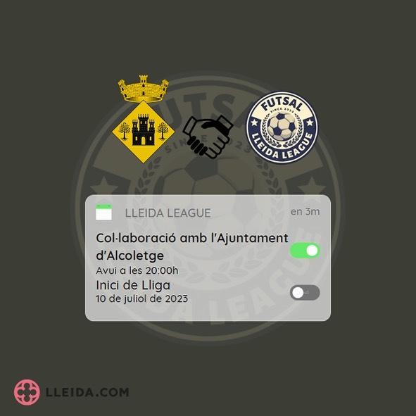 La Lleida League anuncia la col·laboració amb l’ajuntament d’Alcoletge