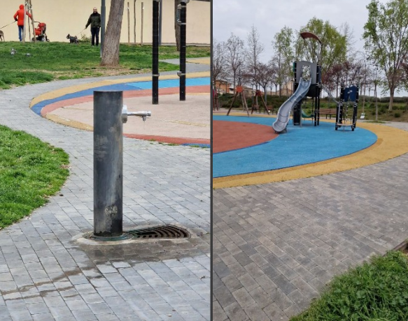 Parc de la plaça Màrius de Carretero, a Balàfia ©Comú de Lleida
