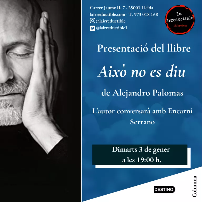 "Això no es diu", d'Alejandro Palomas